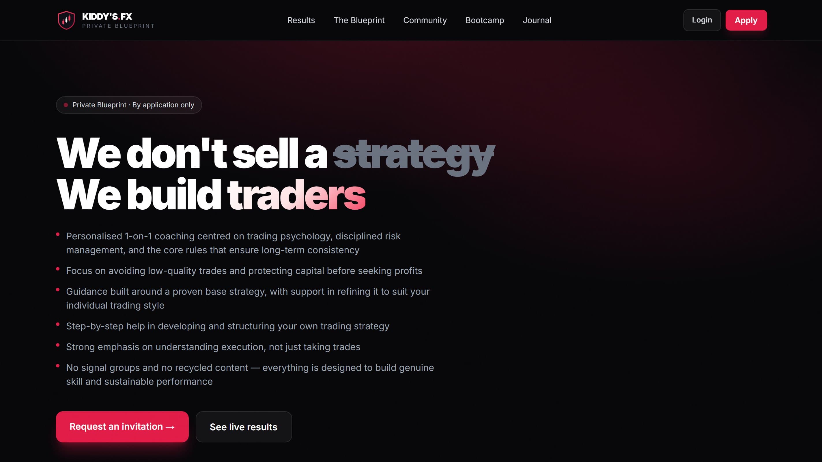 The Kiddy's FX website