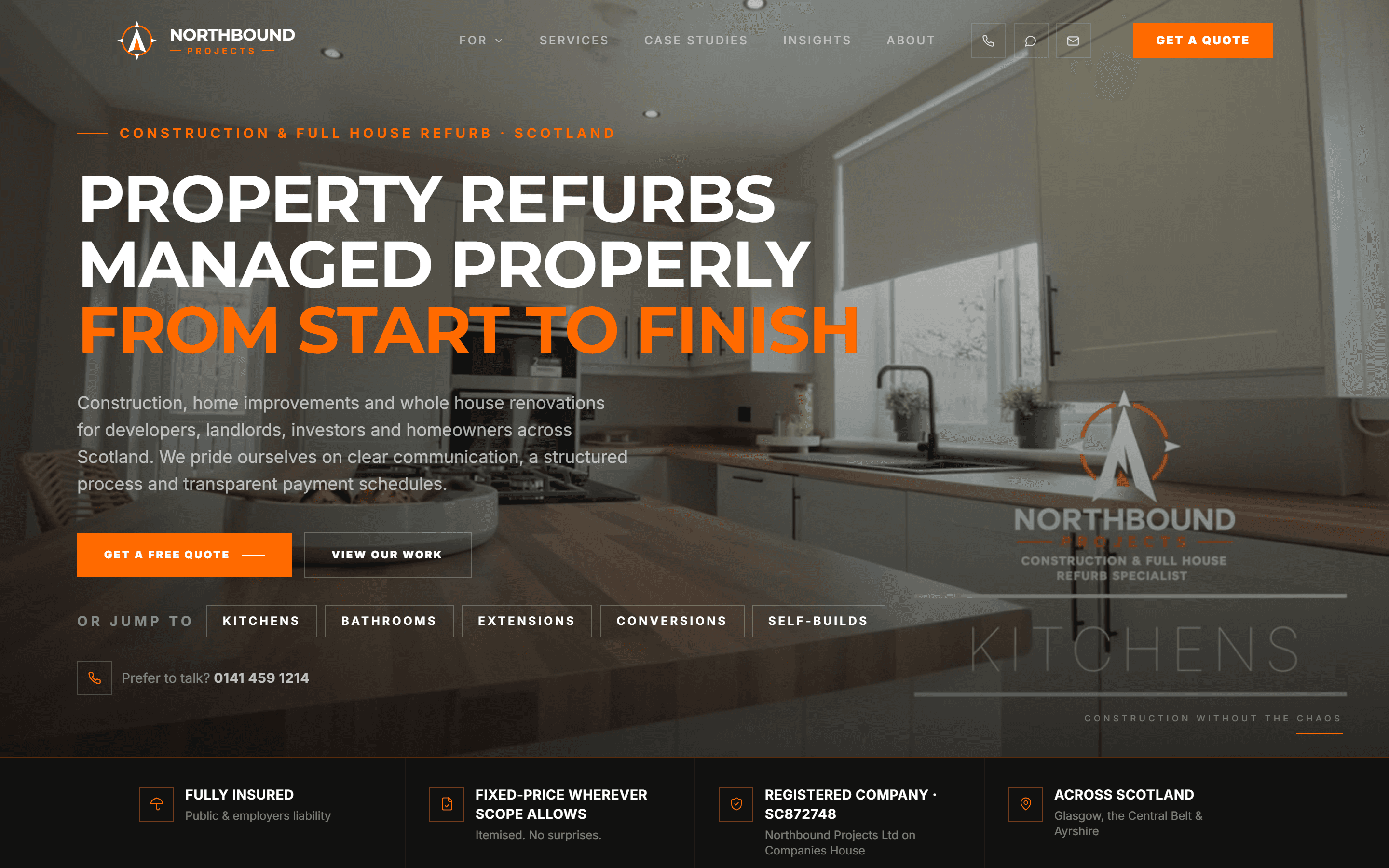 Northbound Projects website